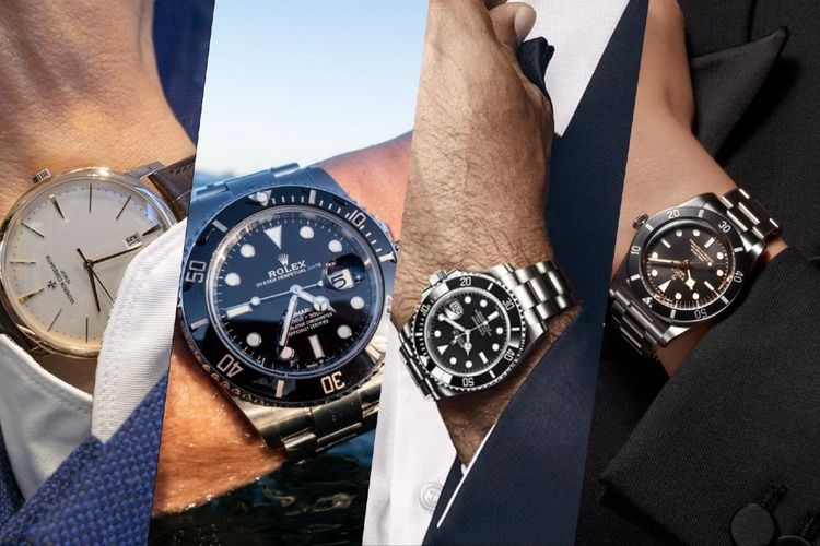 4 watches including Vacheron Constantin, Rolex Submariner, Tudor Black Bay